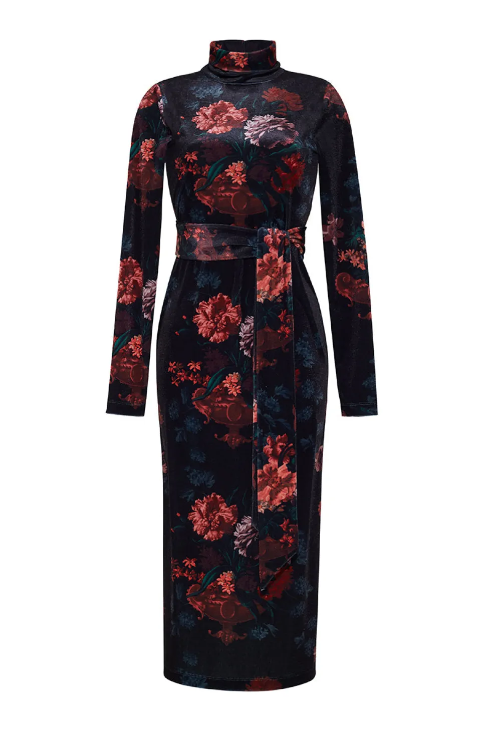 Piper Dress in Eternal Flora Black