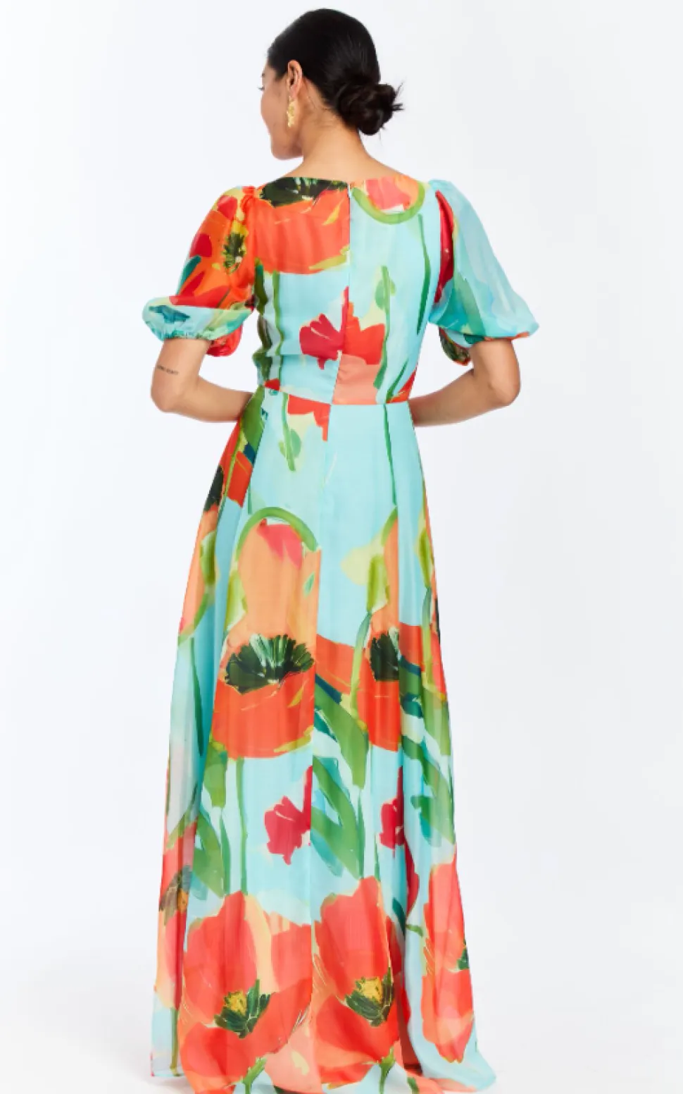 Pippa Gown in Poppy Red