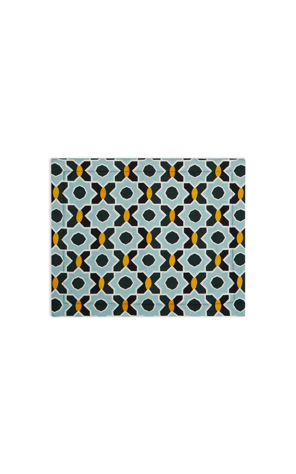 Placemats in Plaza Small Light Blue, Set of 2