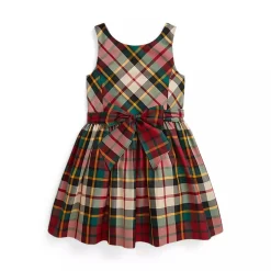 Plaid Taffeta Dress