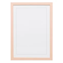 Plaster Pink Wood Picture Frame