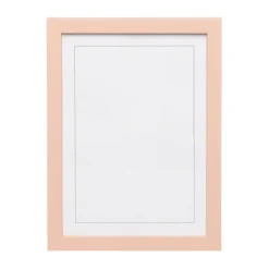 Plaster Pink Wood Picture Frame