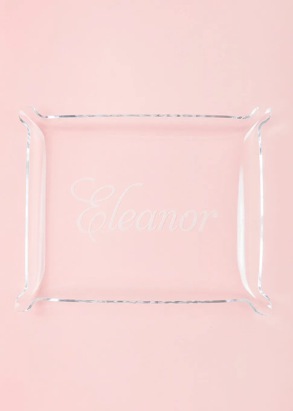 Plastic Acrylic Personalized Tray