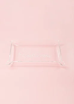 Plastic Acrylic Personalized Tray