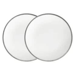 Platinum Edge Plate, Set of 2