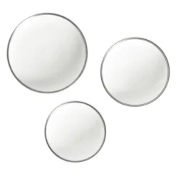 Platinum Edge Set of 3 Canapé Dishes