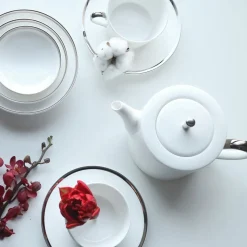 Platinum Edge Set of 3 Canapé Dishes