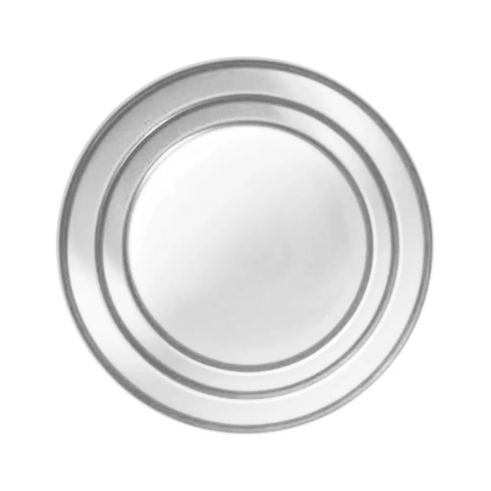 Platinum Edge Set of 3 Canapé Dishes