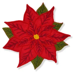 Poinsettia Cocktail Napkins, Set of 4