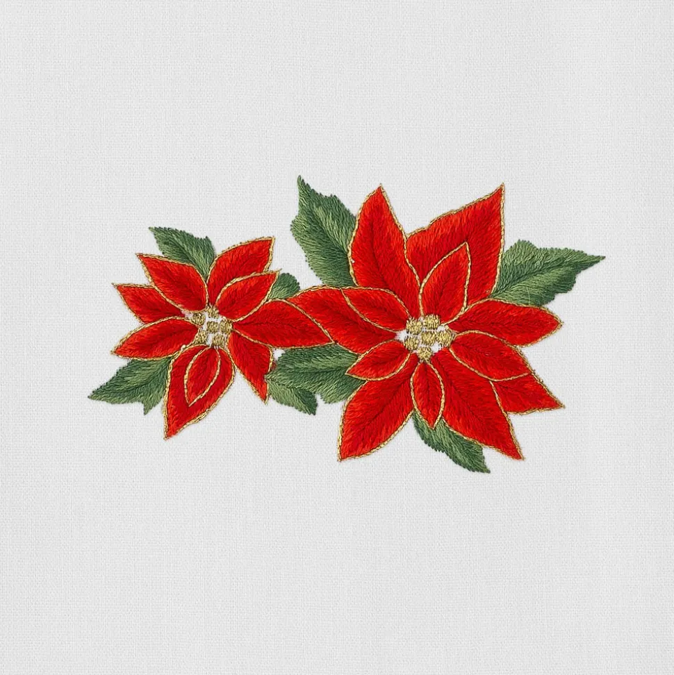 Poinsettias Hand Towel