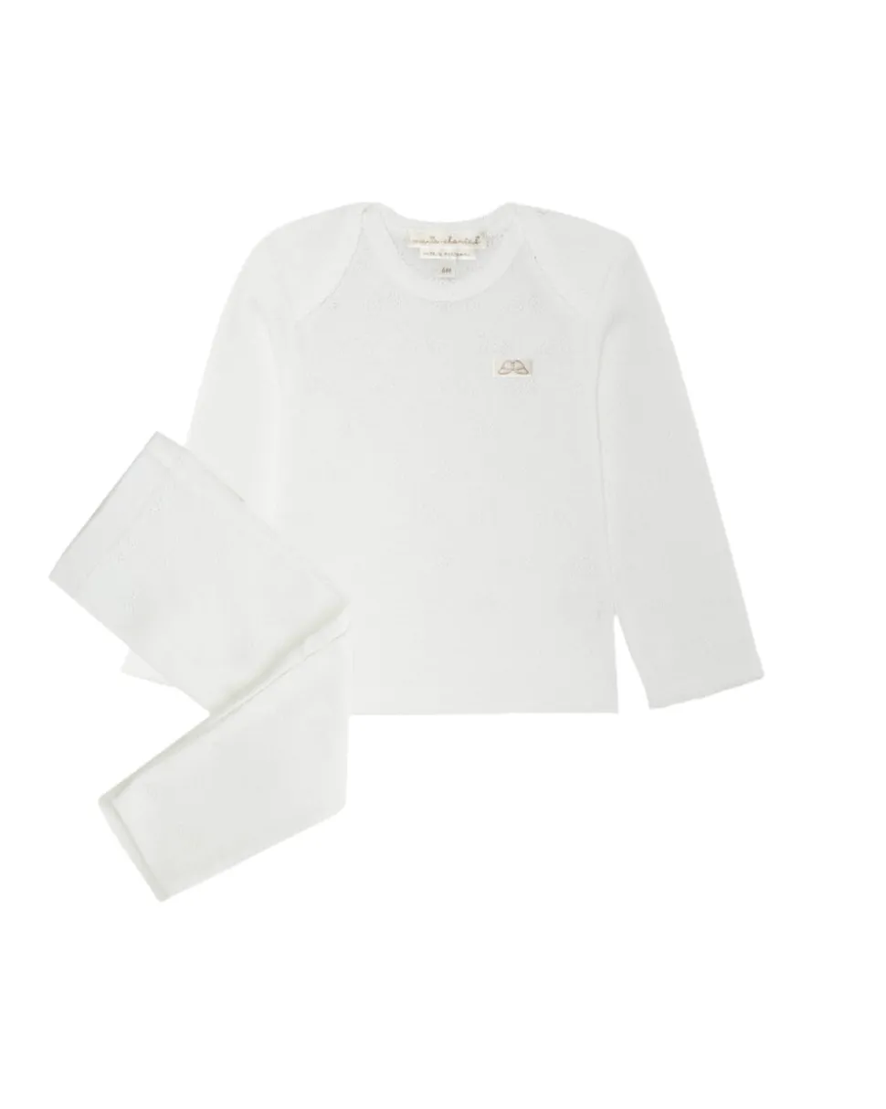 Pointelle Cotton Two Piece Set
