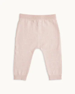 Pointelle Heart Crawler Set in Pink