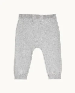 Pointelle Star Crawler Set in Grey