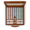 Poker Set No. 241 in Chestnut Leather