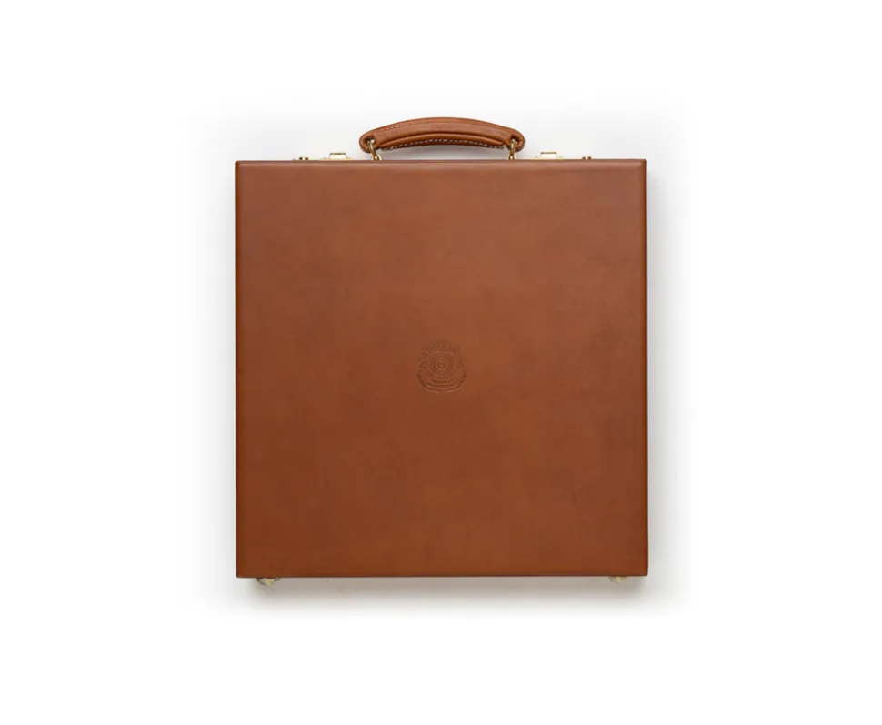 Poker Set No. 241 in Chestnut Leather