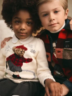 Polo Bear Holiday Crewneck Sweater