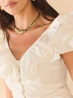 Pop Top in White