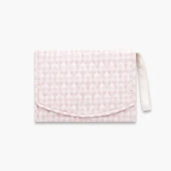 Portable Changing Pad in Pink Gingham