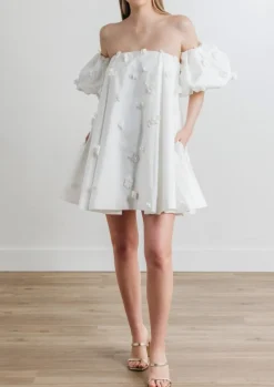 Posie Dress in Ivory