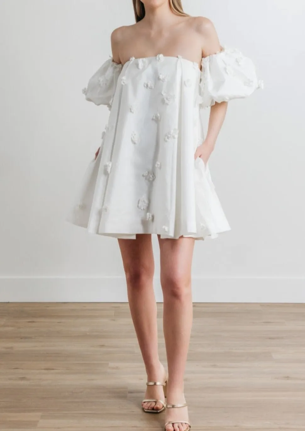 Posie Dress in Ivory