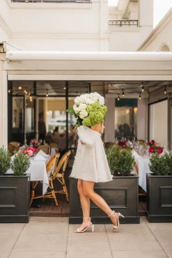 Posie Dress in Ivory