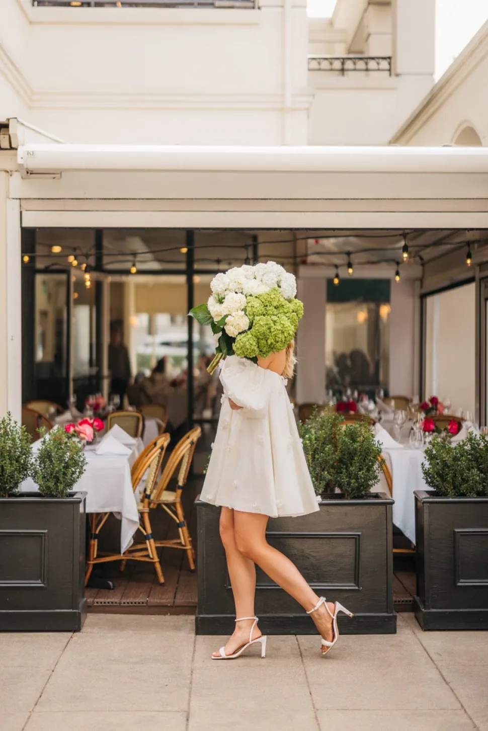 Posie Dress in Ivory