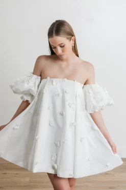 Posie Dress in Ivory