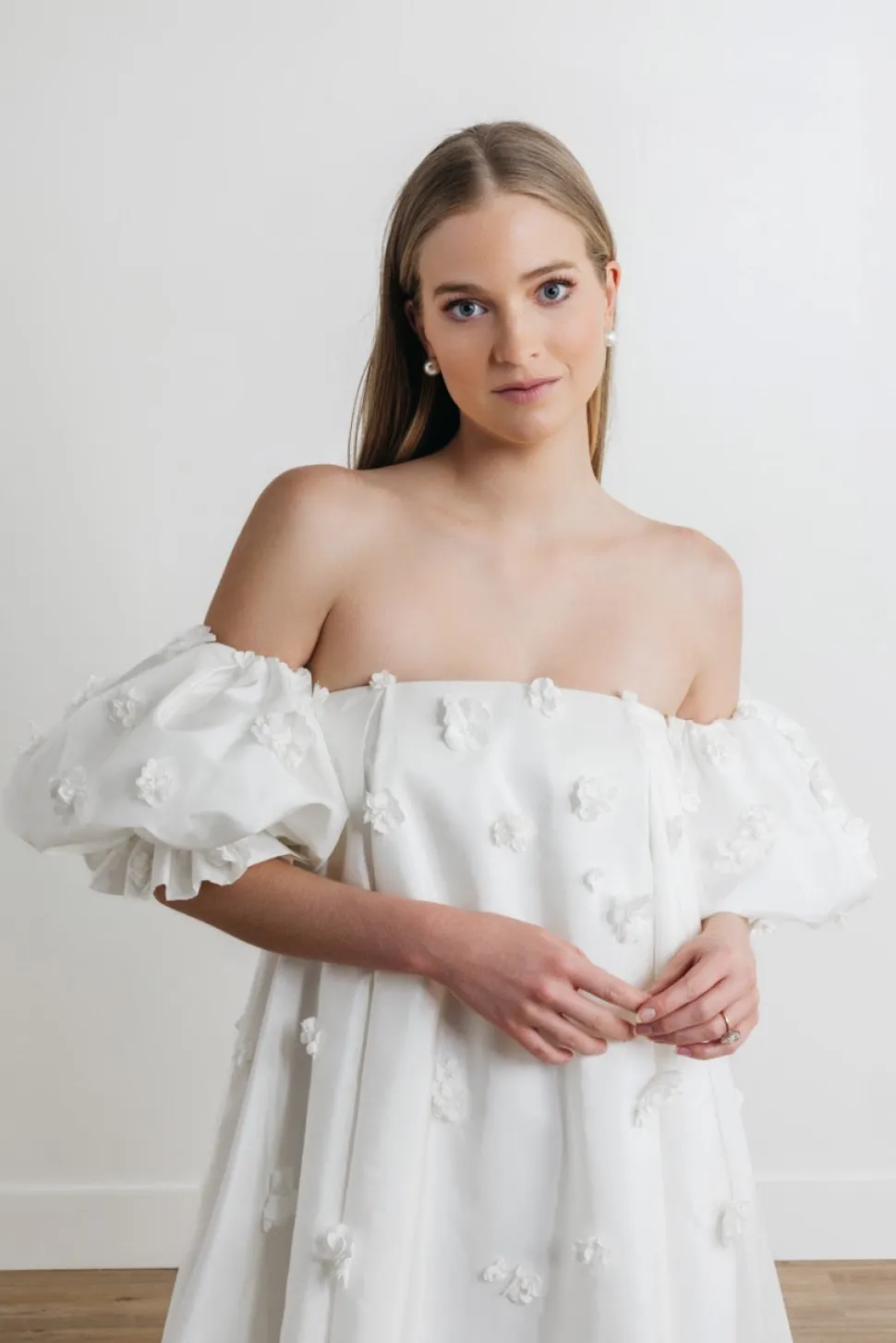 Posie Dress in Ivory