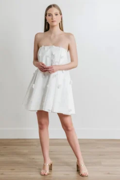 Posie Dress in Ivory