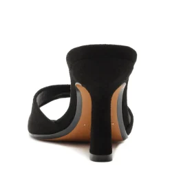 Posseni Suede Sandal in Black