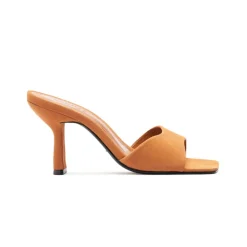 Posseni Suede Sandal in Cuoio Brown