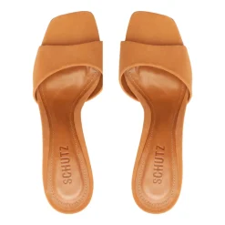 Posseni Suede Sandal in Cuoio Brown