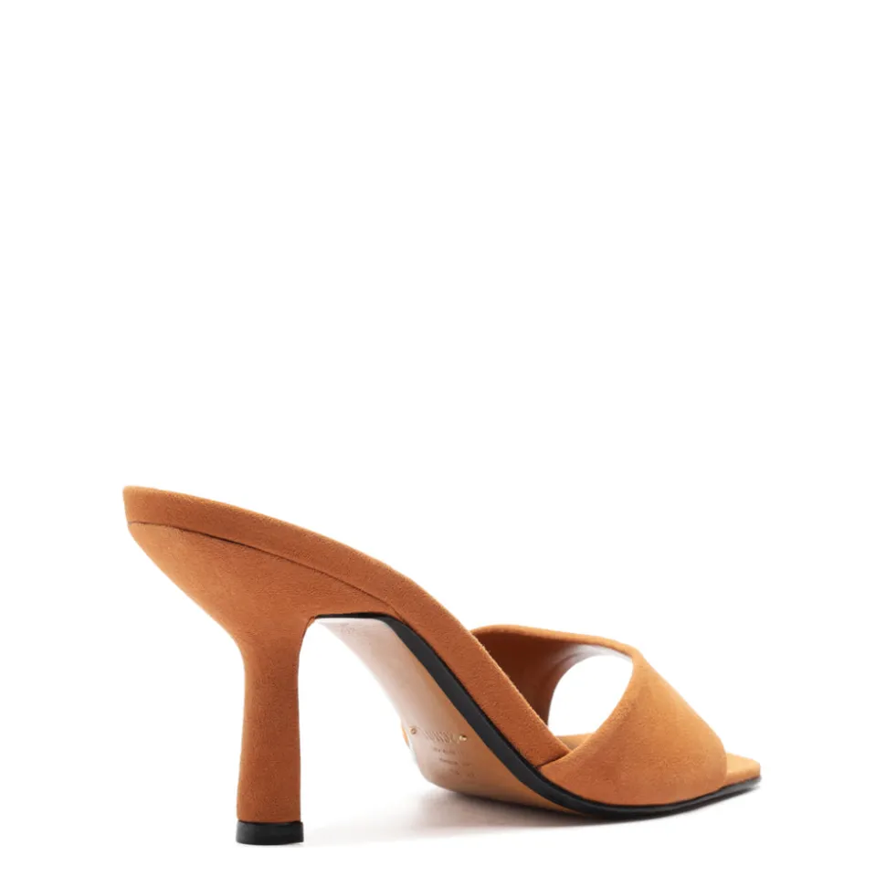 Posseni Suede Sandal in Cuoio Brown