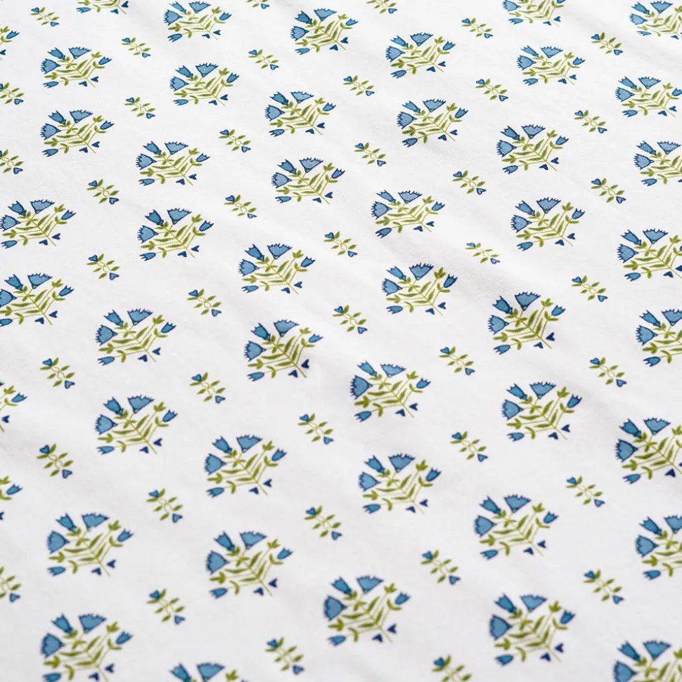 Posy Floral Block Print Two-Piece Kids Henley Pajamas