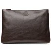 Pouch III No. 65 in Vintage Walnut Leather
