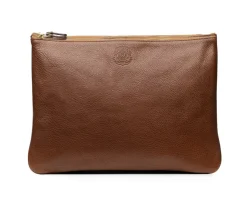 Pouch III No. 65 in Vintage Walnut Leather