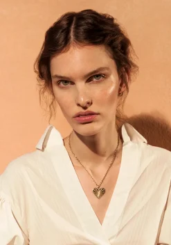 Pour Toujours Necklace in White Diamond