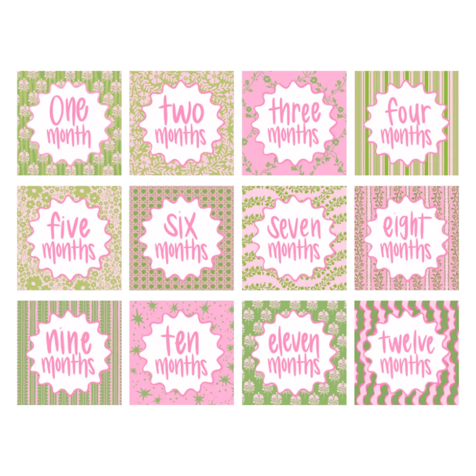 Precious Pinks Milestone Cards