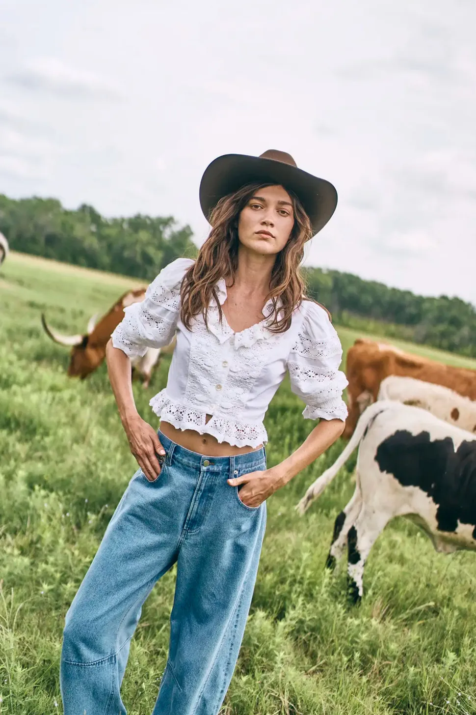 Primrose Blouse in White