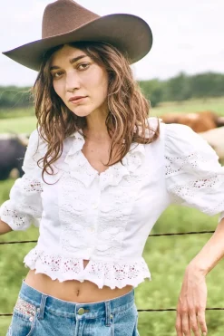 Primrose Blouse in White