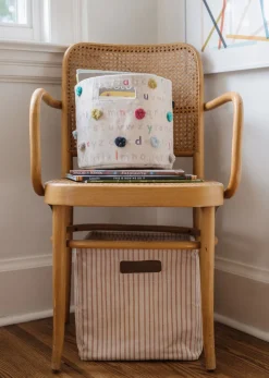 Printed Cube in Stripes Away Petal