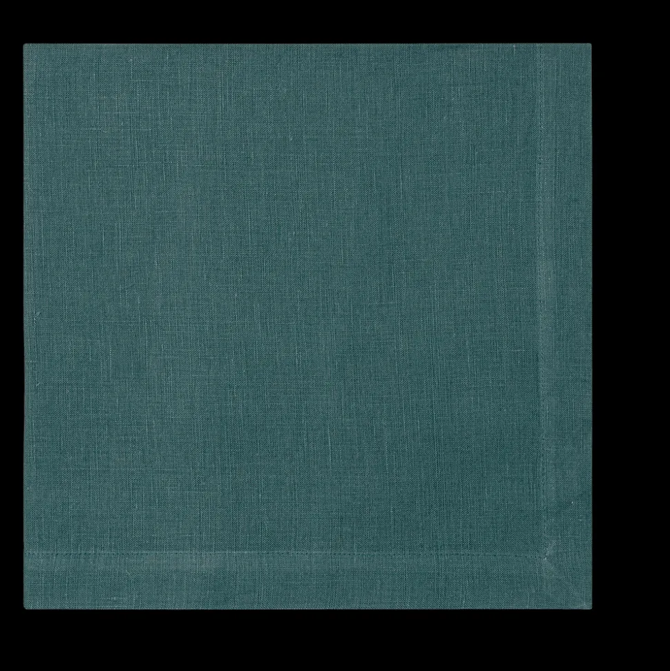 Prism Peacock Napkin in Linen