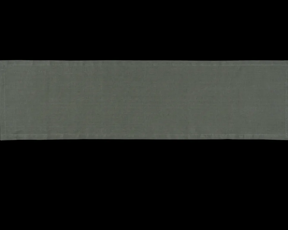 Prism Pewter Table Runner in Linen
