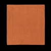Prism Tangerine Cocktail Napkin in Linen