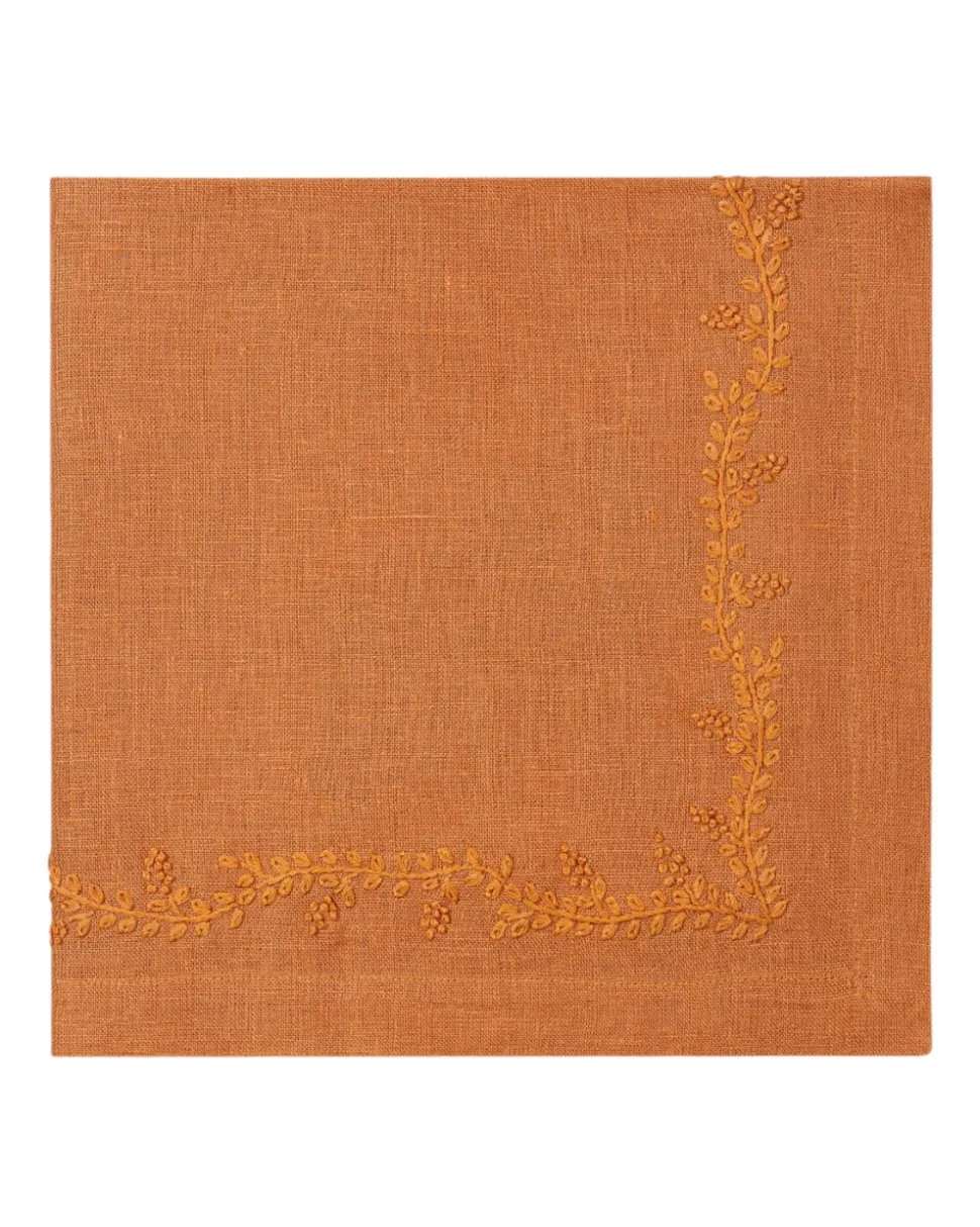 Prism Vine Linen Dinner Napkin
