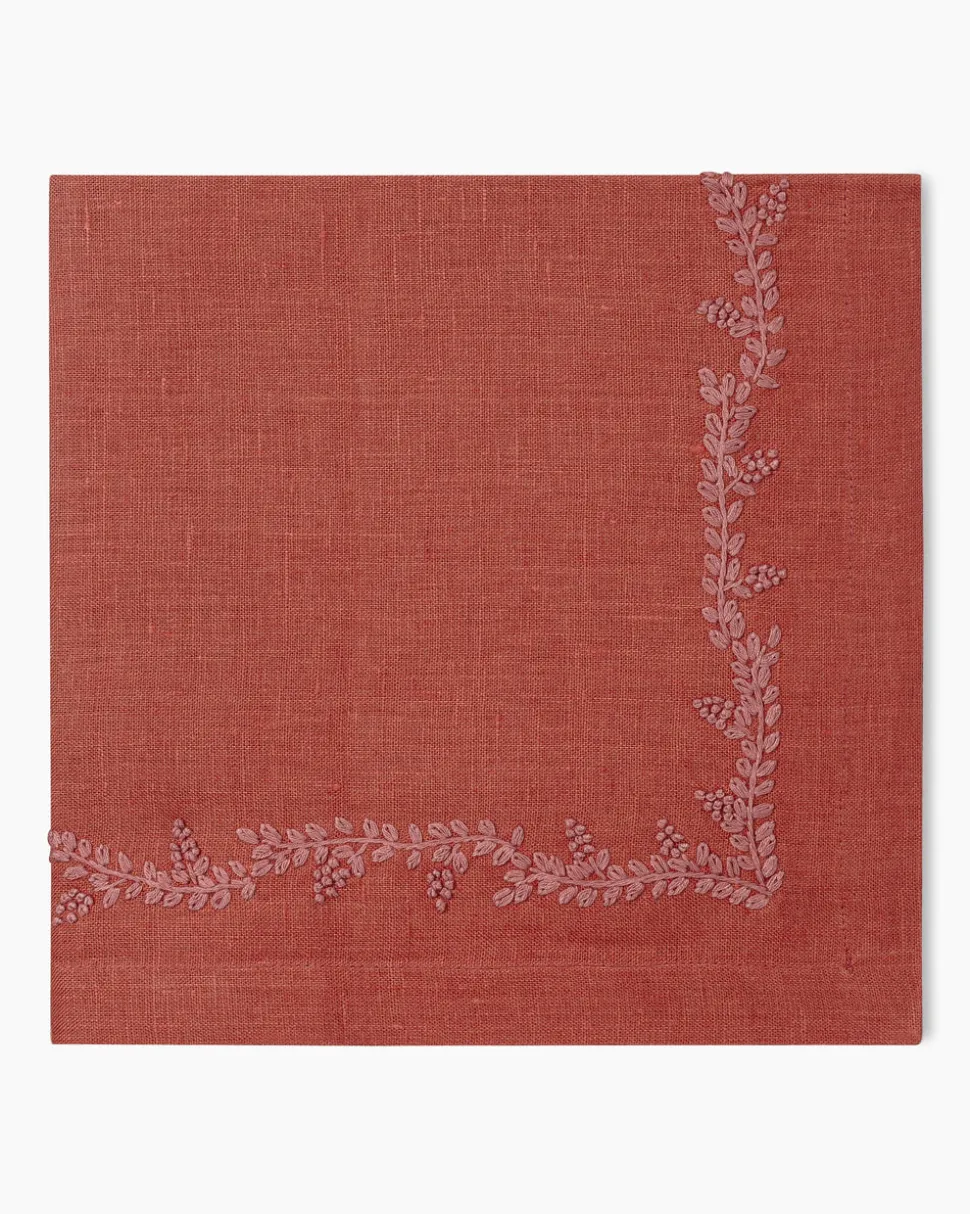 Prism Vine Linen Dinner Napkin