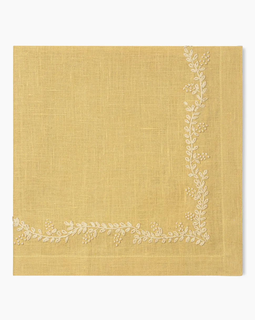 Prism Vine Linen Dinner Napkin
