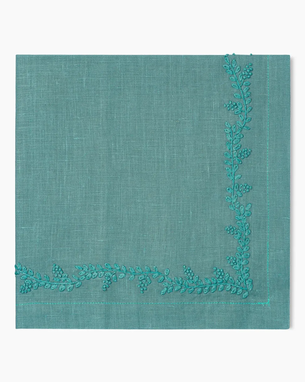 Prism Vine Linen Dinner Napkin