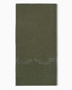 Prism Vine Linen Hand Towel