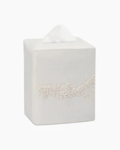 Prism Vine Linen Square Tissue Box Cover